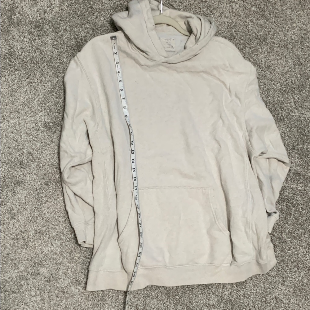 Aerie Love Embroidery Beige Hoodie - Picture 6 of 8